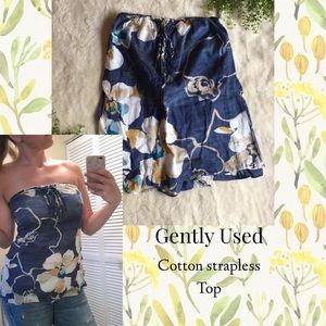 Hollister strapless top